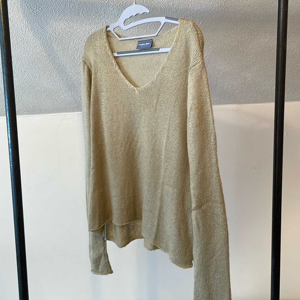 😇 Wooden Ships Mohair V-neck Sweater M/L